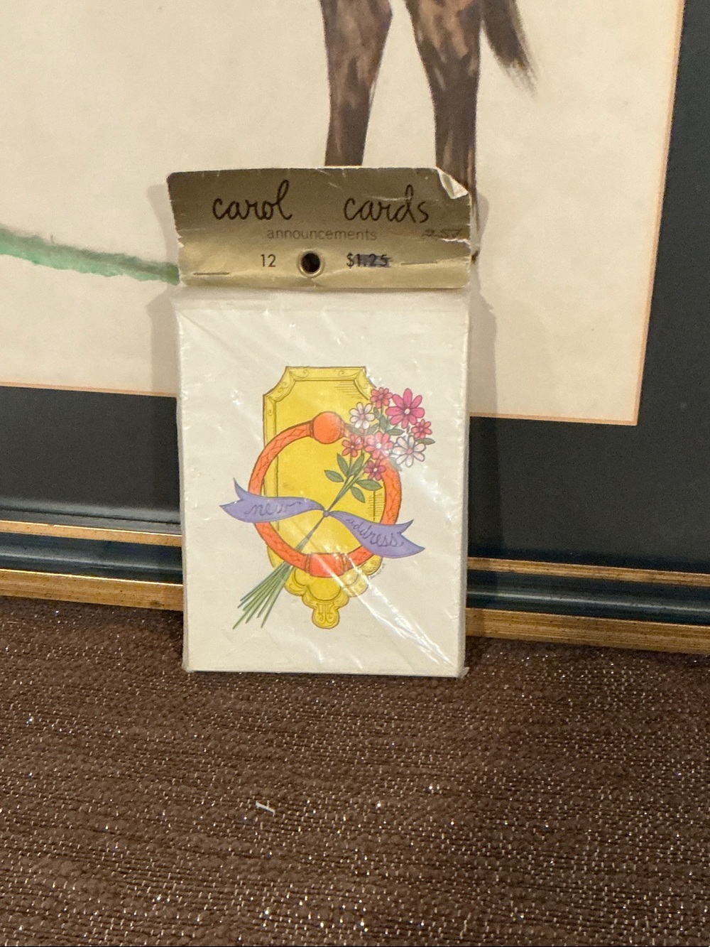 Carol Cards Announcements Pack - Floral Door Knocker Design